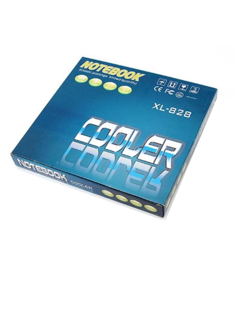 Notebook وسادة تبريد دفتر ملاحظات مع مراوح شفافة - Image 1