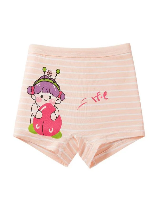 babyqlo Girls Cotton Fruit Print Briefs Pack of 4