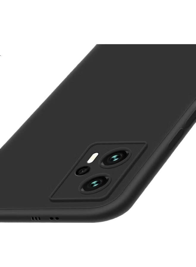 Maikuqi, Suitable For Redmi Note 11T Pro, Matte Phone Case, Xiaomi Redmi Protective Cover, Full Lens Protection Soft Shell Anti-Drop Outer Case, Matte Black - Image 1