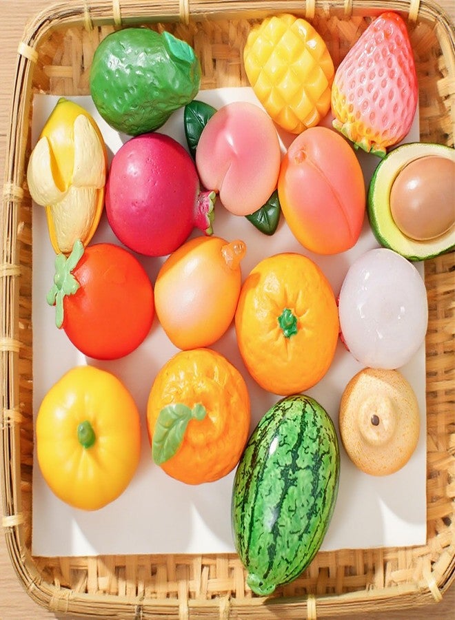 Luckforest Miniature Artificial Oranges, 15 Pcs Resin Simulation Oranges Artificial Mini Fruits for Home Mini Kitchen Cabinet Props DIY Crafts Decor - Image 3