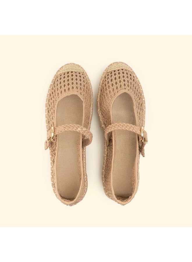 BOU woven-espadrilles-dark-beige - Image 1