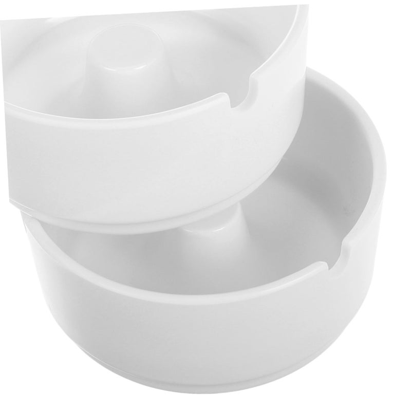 2 Pack Round Ashtray Easy to Clean Versatile for Home Office Patio Smoking Accessories - Image 4