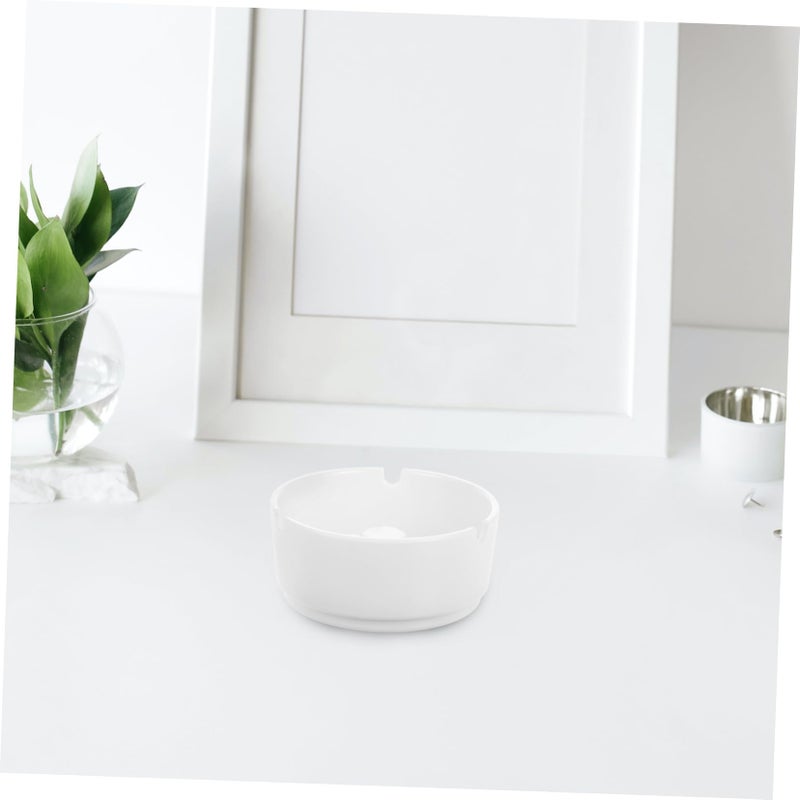 2 Pack Round Ashtray Easy to Clean Versatile for Home Office Patio Smoking Accessories - Image 5