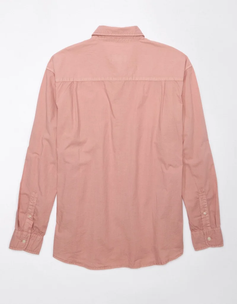 American Eagle AE Everyday Poplin Button-Up Shirt