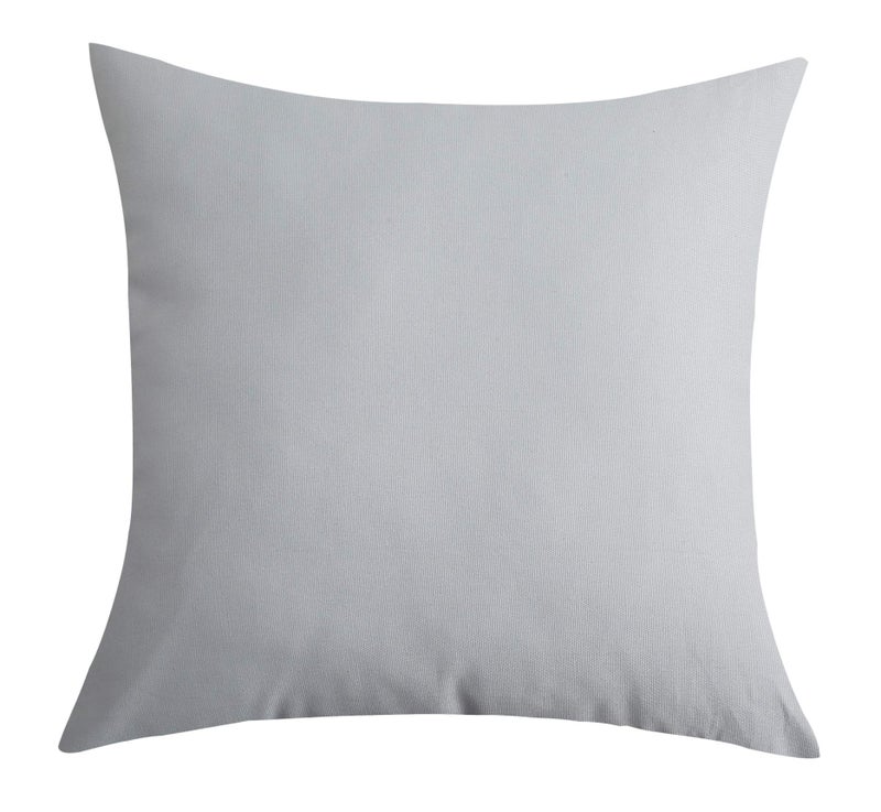 TangDepot أغطية وسائد زخرفية مصنوعة يدويًا من قماش قطن 100% من تانغ ديبوت (20"x20" رمادي حجري) - Image 2