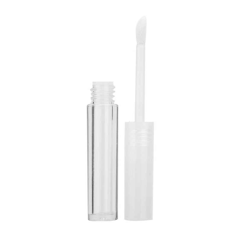 Refillable Lip Gloss Bottle, Empty Lip Oil Tube Container, 50pcs DIY Makeup Tool with Soft Lip Brush, Transparent 1.3ml Plastic Bottles for Lip Gloss, Lip Dye Fluid Storage - Image 5