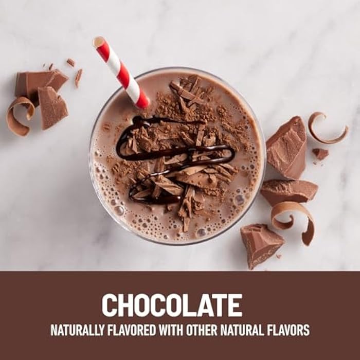 SlimFast Protein Shake, Chocolate- 20g Protein, Meal Replacement Shake Ready to Drink, High Protein with Low Carb and Low Sugar, 24 Vitamins and Minerals, 12 Count (Pack of 1) (Packaging May Vary) - Image 3