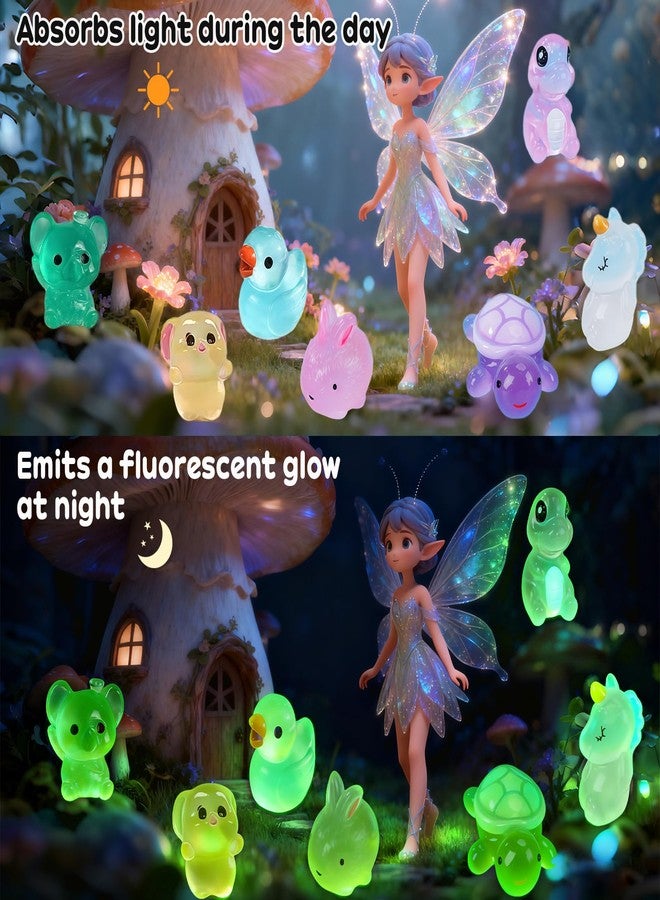 FRAGRANTGARDEN Mini Glow In The Dark Animal Resin Models, Resin Animals Mystery Bags, Individually Wrapped Blind Bags Tiny Animal Figurines, Collectible Mini Animals For Fairy Garden, DIY Crafts (50, animals) - Image 5
