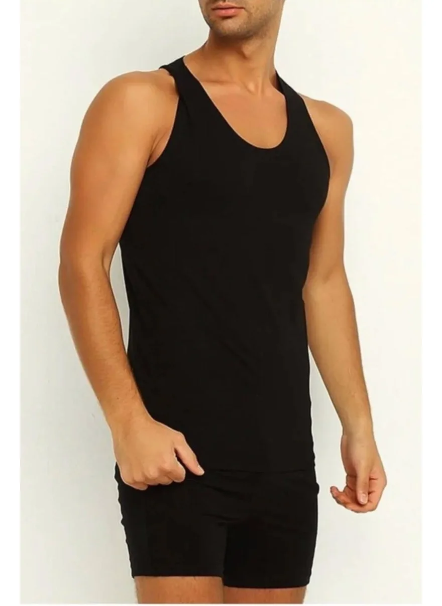 Yıldız Men's Modal Lycra Sports Undershirt 77 - 3 Pieces