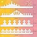 Thenshop 120 Pcs White DIY Paper Crowns for Kids to Decorate Blank Birthday Party Decoration Crowns for Kids Princess QueenStylish Style - Image 2