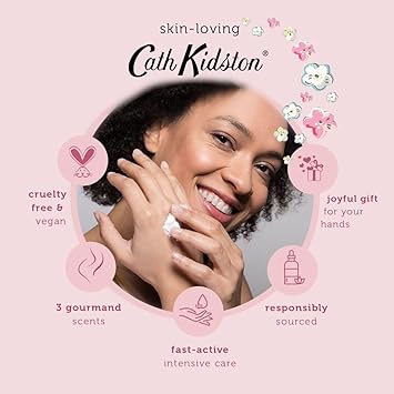 Cath Kidston مجموعة هدايا كاث كيدستون كريم اليدين المتنوعة مع زبدة الشيا - صديقة للبيئة وصديقة للنباتيين - أحجام مناسبة للسفر 3 × 30 مل - Image 3