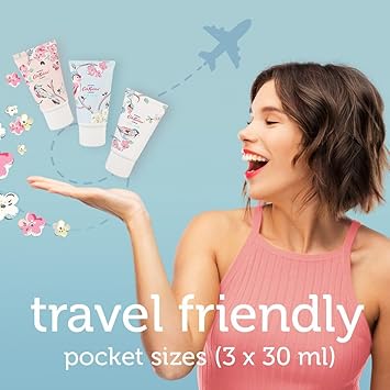 Cath Kidston مجموعة هدايا كاث كيدستون كريم اليدين المتنوعة مع زبدة الشيا - صديقة للبيئة وصديقة للنباتيين - أحجام مناسبة للسفر 3 × 30 مل - Image 4
