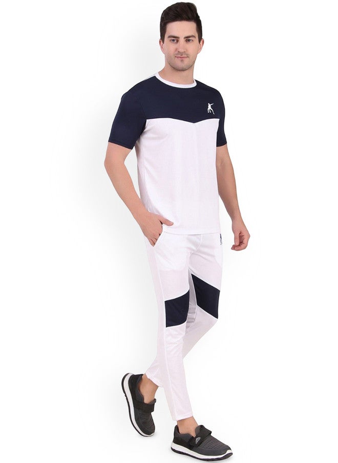 PREEN Colourblocked Round Neck T-Shirt with Trousers Co-Ords - Image 4