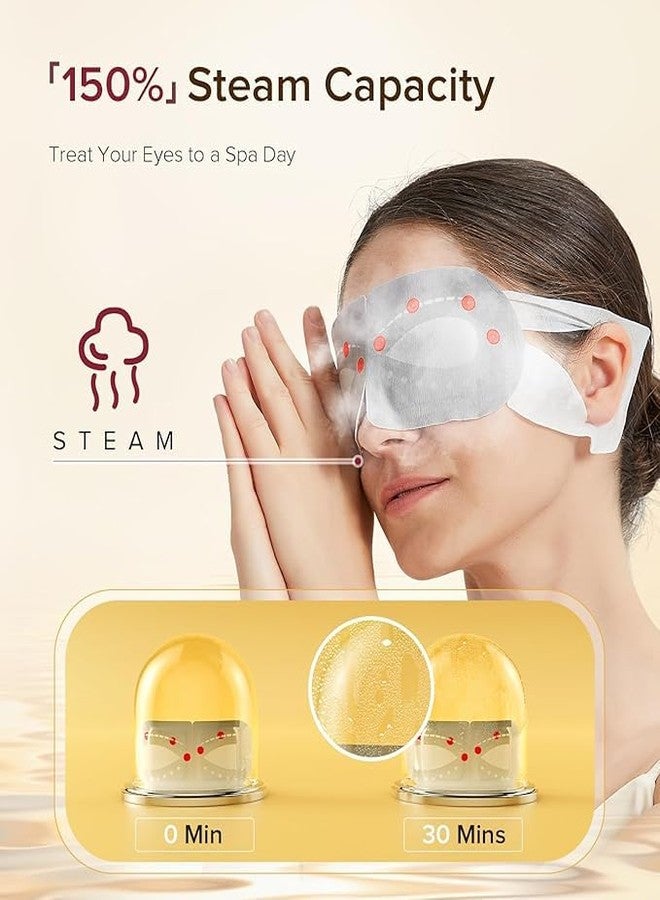 ZHENYEMEI Steam Eye Mask for Sleeping,Relaxation, Disposable,3D Self Heated Eye Mask for Dry Eyes,28 packs - Image 4