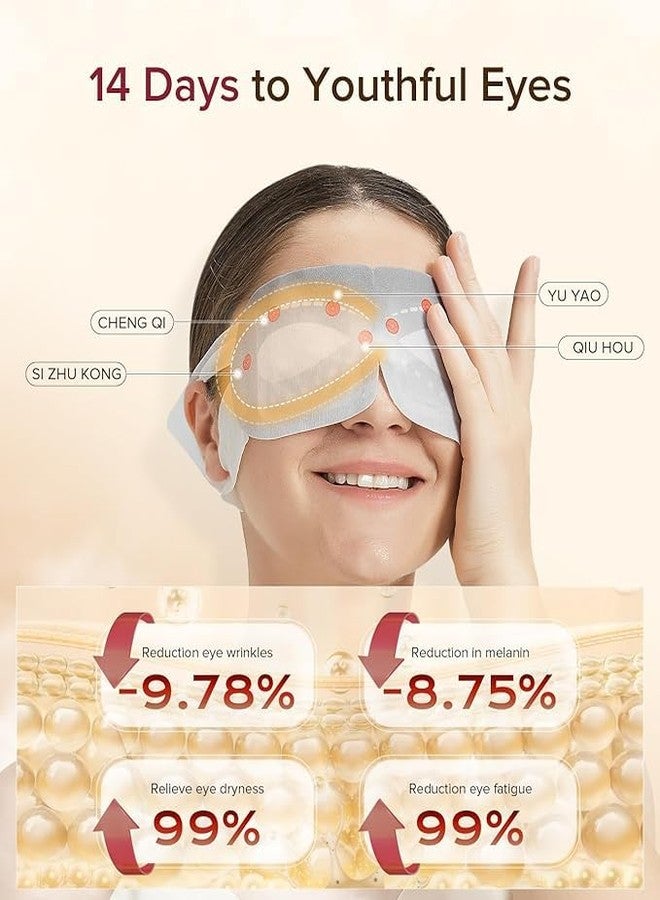 ZHENYEMEI Steam Eye Mask for Sleeping,Relaxation, Disposable,3D Self Heated Eye Mask for Dry Eyes,28 packs - Image 2