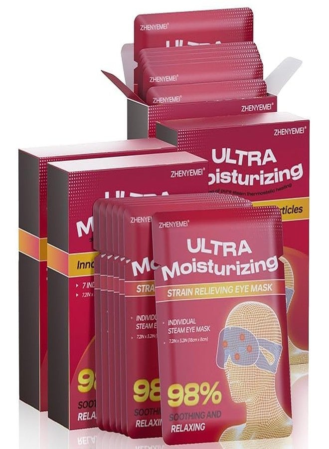 ZHENYEMEI Steam Eye Mask for Sleeping,Relaxation, Disposable,3D Self Heated Eye Mask for Dry Eyes,28 packs - Image 1