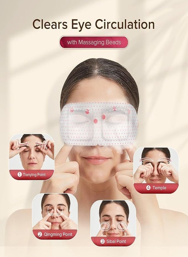 ZHENYEMEI Steam Eye Mask for Sleeping,Relaxation, Disposable,3D Self Heated Eye Mask for Dry Eyes,28 packs - Image 3