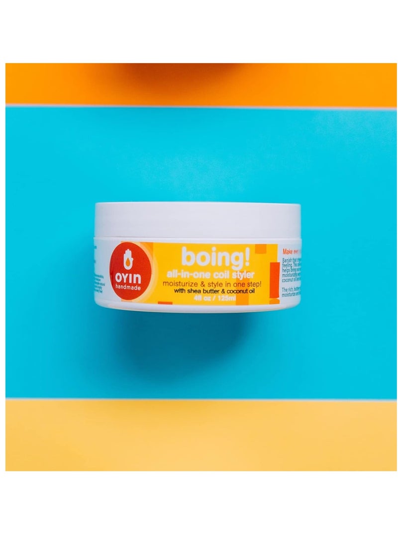 Oyin Handmade Boing! !All-In-One Coil Styler Gel| Defines & Moisturizes |8 oz - Image 2