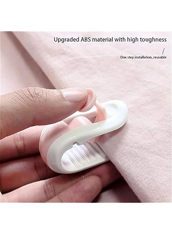 Pink Quilt Clip Set - Anti-Slip Clamps for Bedding, Clothing, Socks, Curtains, and Duvets  - Image 2
