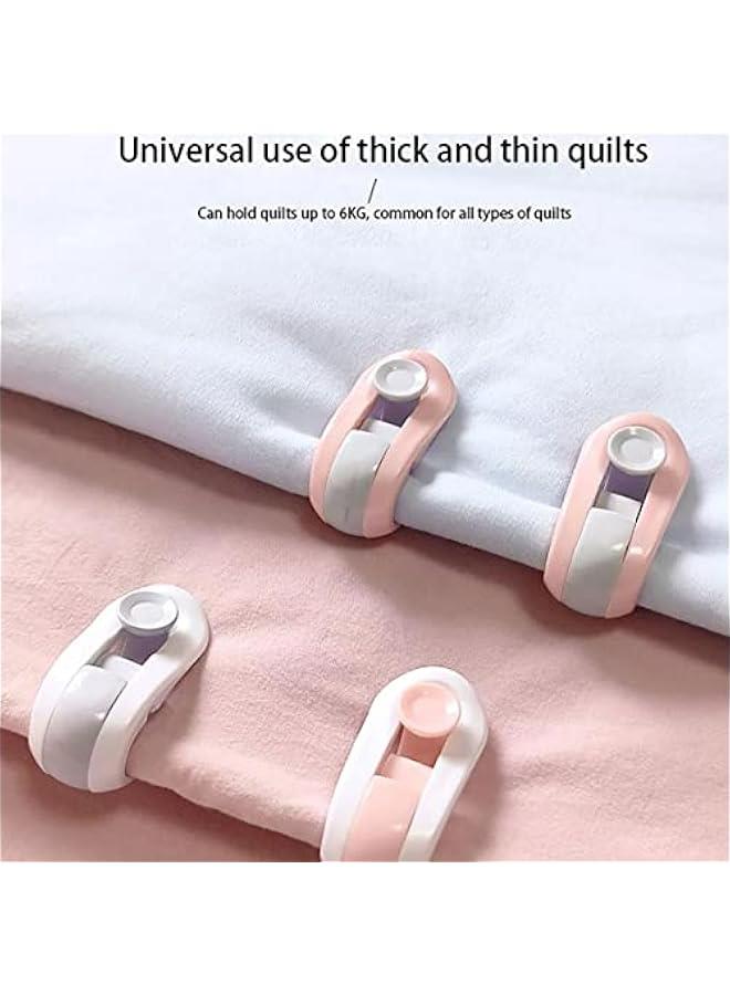 Pink Quilt Clip Set - Anti-Slip Clamps for Bedding, Clothing, Socks, Curtains, and Duvets  - Image 4