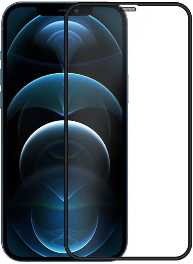 Nillkin Pc Full Coverage Ultra Clear Tempered Glass Screen Protector 0.33Mm 3D Designed For Iphone 12 Pro Max Black - Image 1