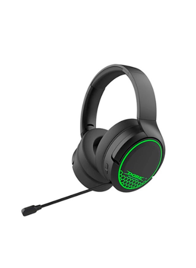 DOBE TP5-35110 RGB Gaming Bluetooth Wireless Headset with 2.4G Dual Mode for PS5-PS4-Switch-PC-Phone, Black - Image 1