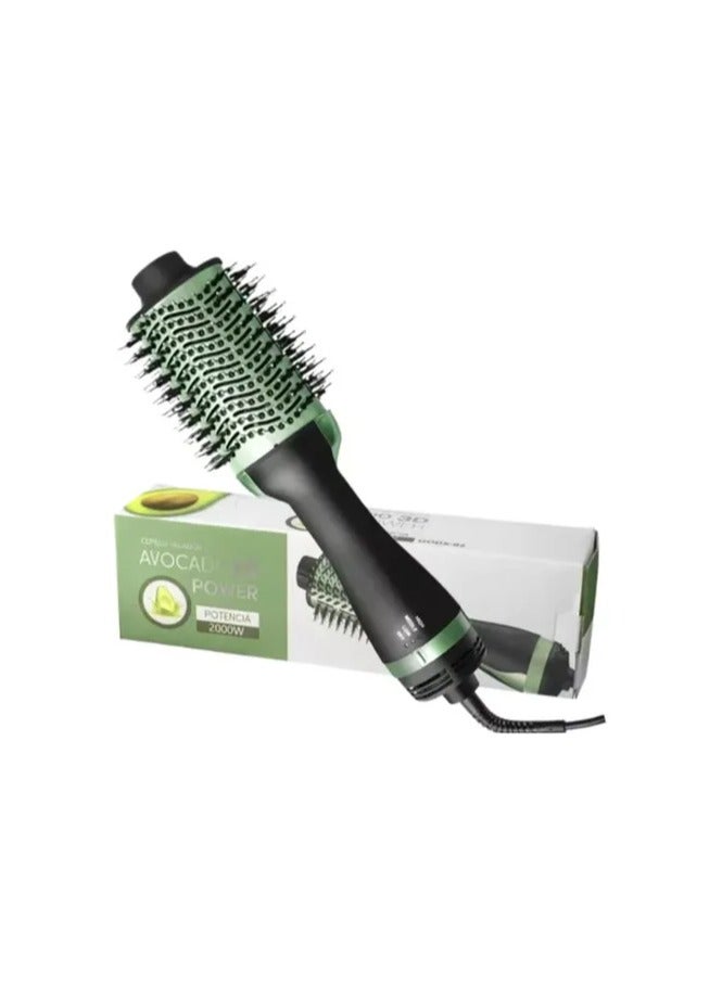 فرشاة مجفف شعر من افوكادو بقوة 2000 واط 3 سرعات - (بضمان سنة