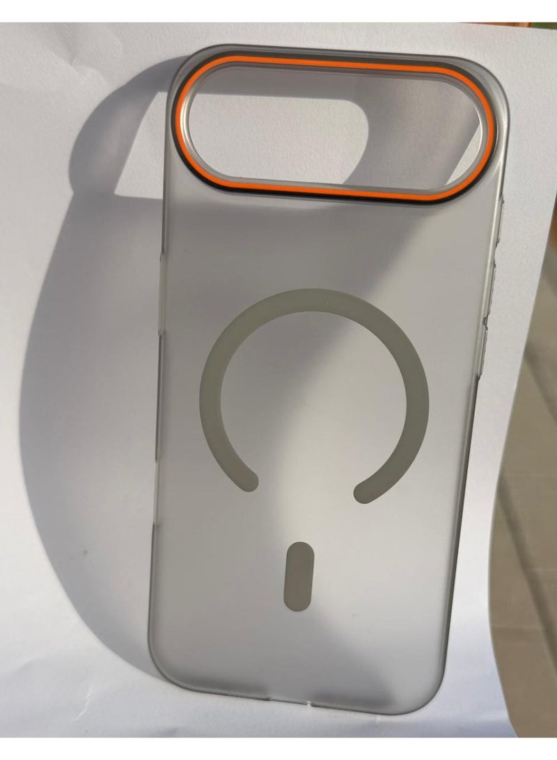 غطاء غير لامع لهاتف آيفون 17 اير، متوافق مع MagSafe، حماية كاملة لعدسة الكاميرا، غطاء هاتف TPU شفاف غير لامع مقاوم للصدمات، مقاوم لبصمات الأصابع (شفاف غير لامع) - Image 3