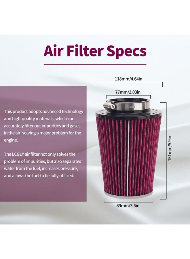 LCGLY Motorcycle Air Filter Compatible with Yamaha YFM700R Raptor 700 2006-2018 Special Edition and 700R 2010-2018 - Image 2