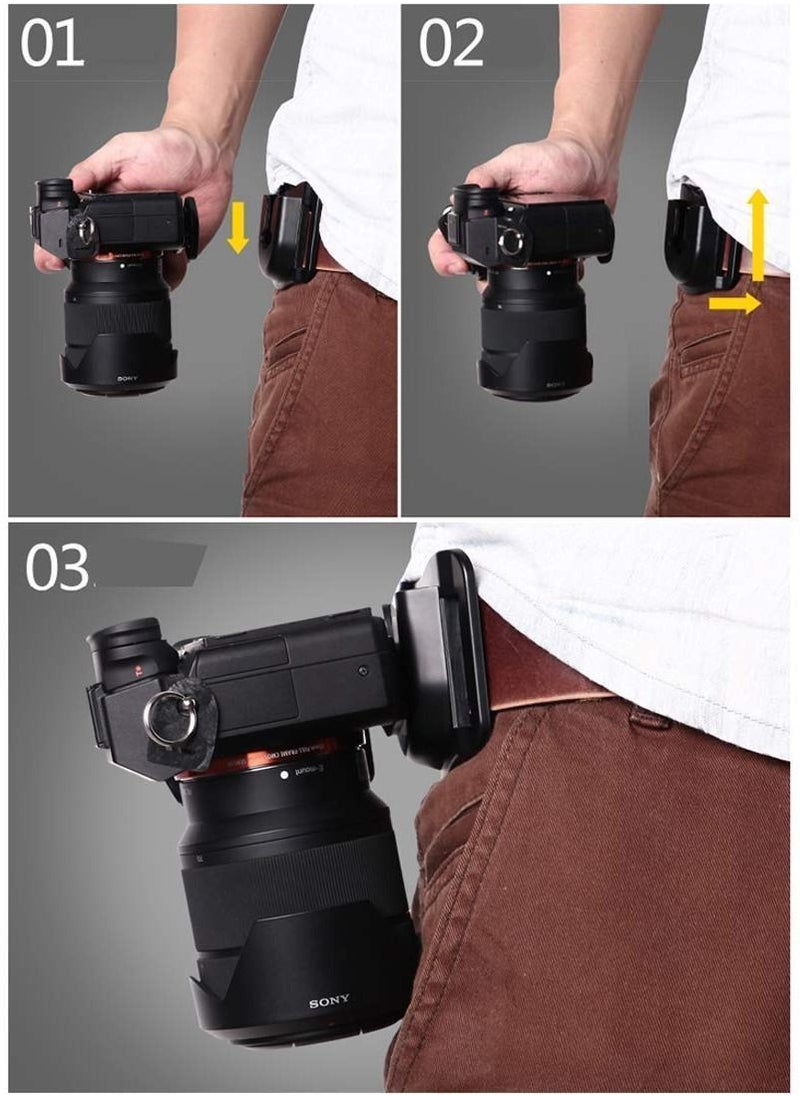 Y&D Camera Holste, Belt Mount, Hanger Sling Clip Holster for SLR DSL  - Image 4