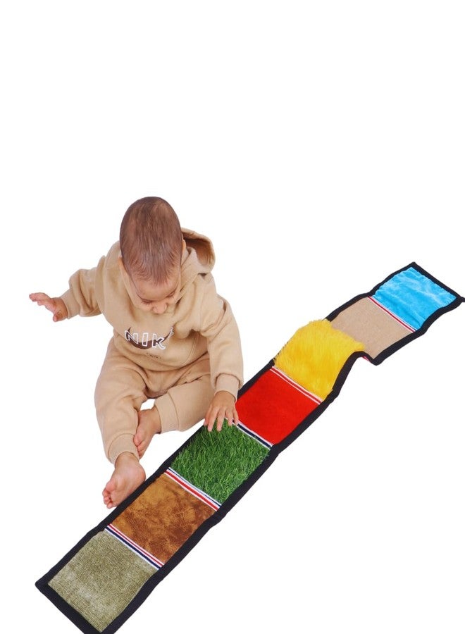 BrainyTots Sensory Play Mats for Babies & Toddlers for 6 Months - 4 Year Old | 7 Textures | Touch, Explore Sensory Mat | Multicolor Baby Playmat for Tummy Time | Motor Skill Development - Image 1