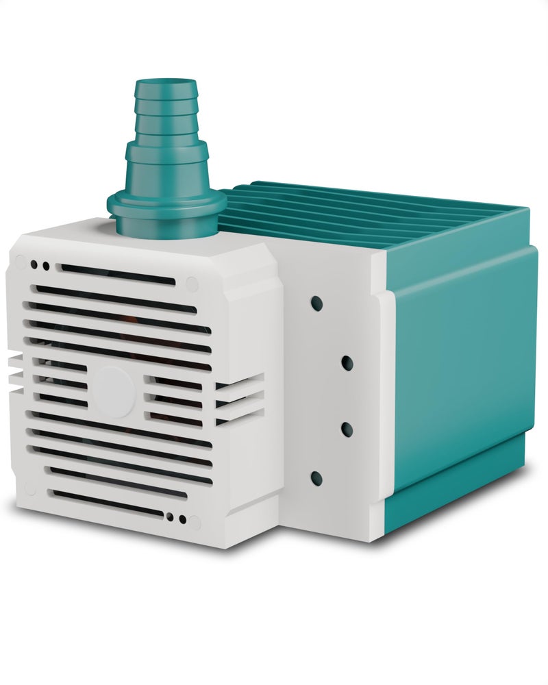 FEDUS 20 Watt Cooler Pump Water Pump, Submersible Pump for Aquarium, Fountain Pump, Cooler Water Pump, Cooler Water Pump, Fountain Motor Pump Small, Aquarium Pump for Desert Air Cooler, Aquarium,Cyan - Image 1