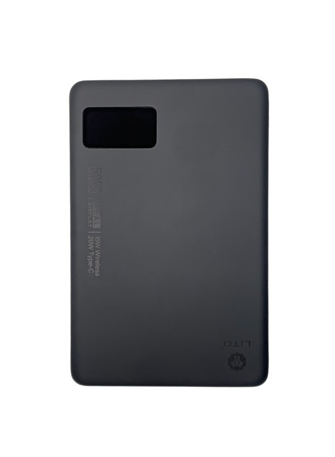 Lito Selling Electronic Responsibly - Lito - Magnetic Wireless Power Bank - Dubai, UAE -  Model LP09 - 5000mAh - 15W - Image 2