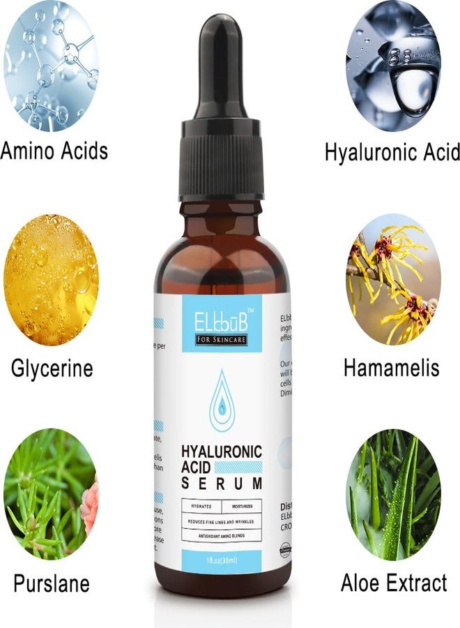 ELBBUB Anti Aging Vitamin C Serum Hyaluronic Acid Serum Set - with Hyaluronic Acid, Skin Care Set Boost Skin Collagen,Hydrate & Plump Skin, Anti Aging & Wrinkle Facial Serum - Image 5