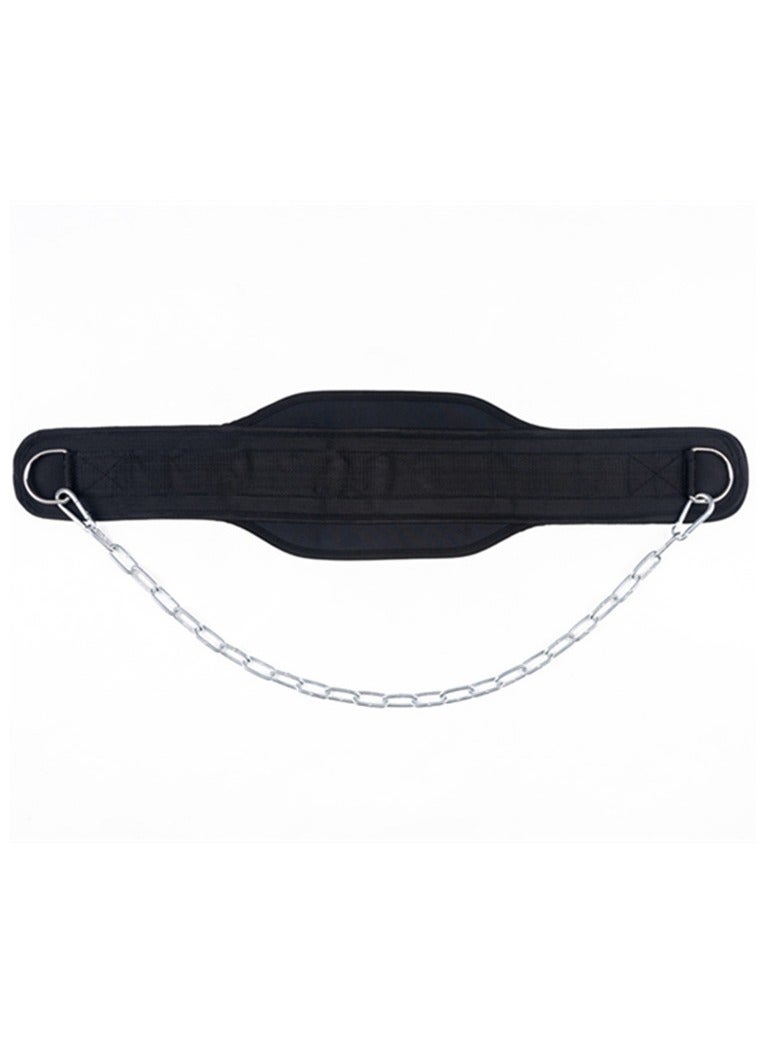 Generic Dip Belt for Weightlifting Weight Beltwith 36" Heavy Duty Steel ChainNeoprene Padded Back Support GymLifting Belt for Powerlifting,Bodybuilding, Exercise, Fitness & Pullups Workout - Image 2