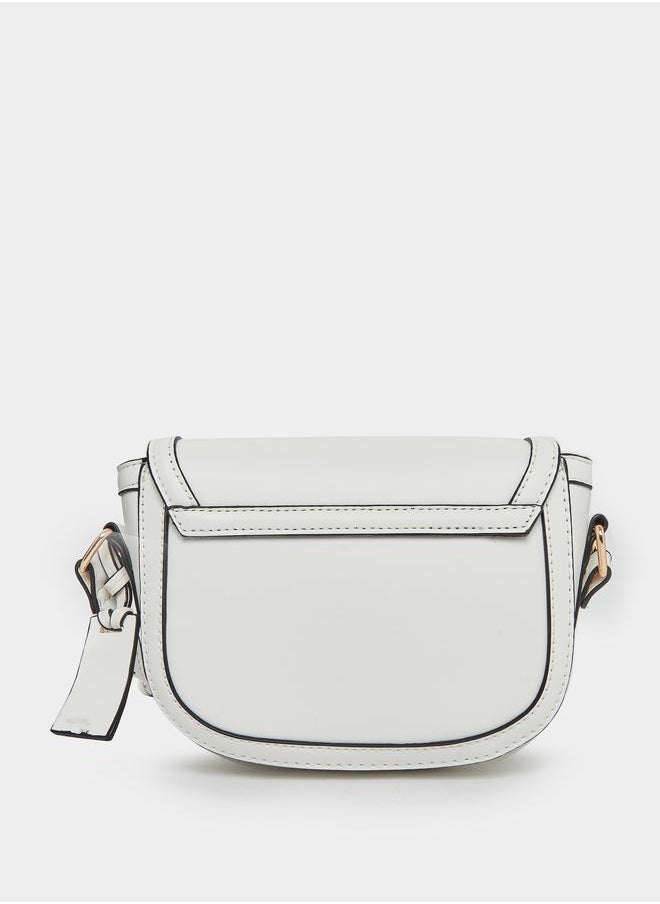 Styli Styli Contrast Stitch Shoulder Bag with Adjustable Strap  - Image 2