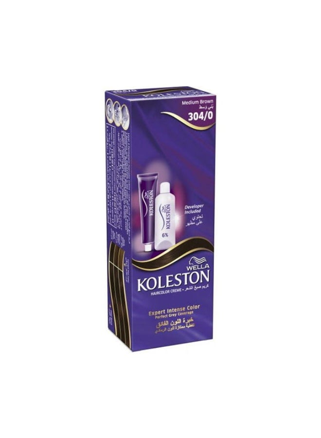 Koleston Medium Brown Hair Dye No. 304/0