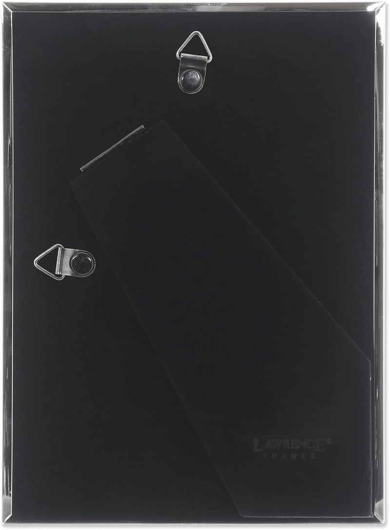 Lawrence Frames 510757 Metal Picture Frame Silver-Plate with Delicate Beading, 5 by 7-Inch - Image 4