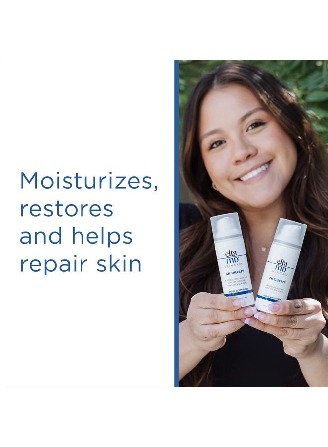 EltaMD PM Therapy Facial Moisturizer Lotion, Lightweight Face Moisturizer for Women with Hyaluronic Acid, Hydrates and Moisturizes Skin, Oil Free, Fragrance Free, Safe for Sensitive Skin, 1.7 oz Pump - Image 3