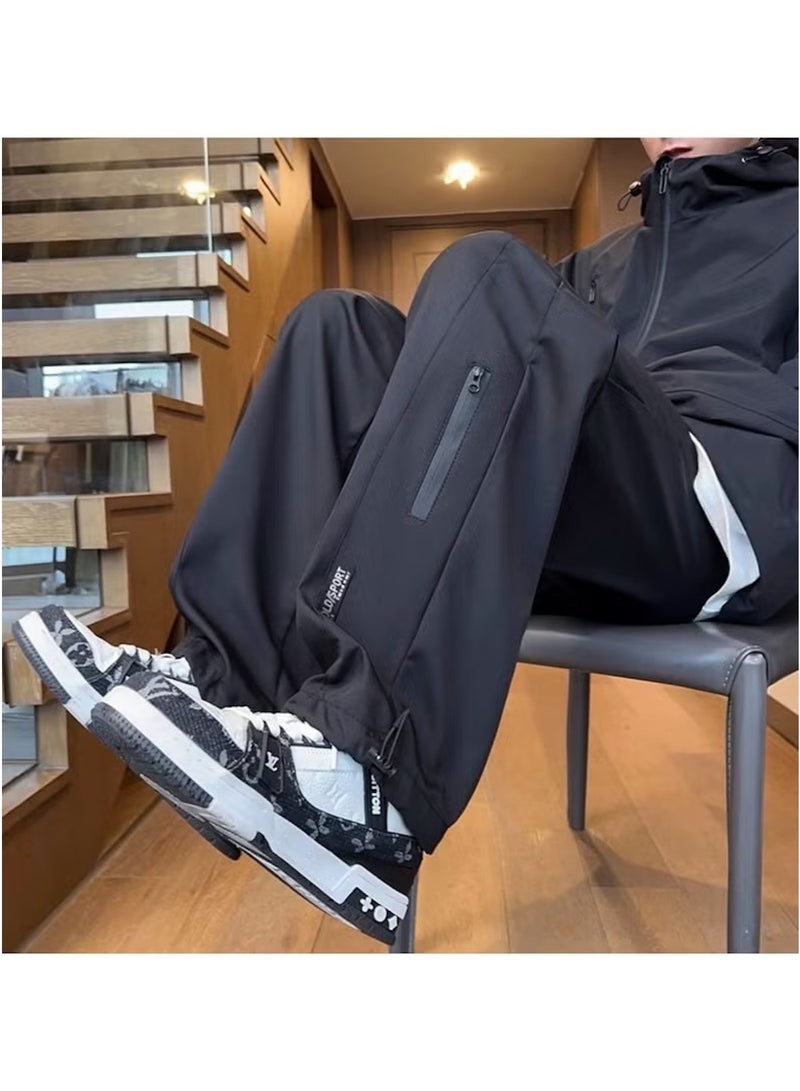 Huitich Men’s Quick-Dry Casual Combat Pants-Black, Size XL - Image 5