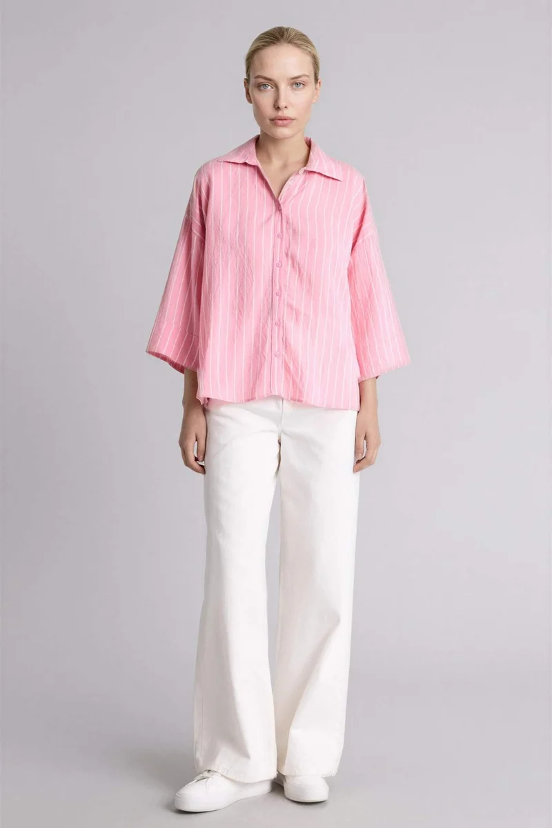 ديفاكتو Regular Fit Long Sleeve Shirt