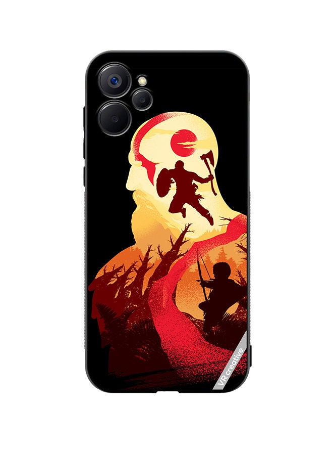 VR CREATIVE Protective Case Cover For Realme 9i 5G God Of War Design Multicolour - Image 1