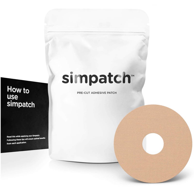 SIMPATCH Universal Adhesive Patch 08Inch Hole Pack of 30 Multiple Colors Available Beige