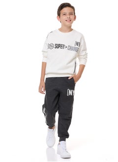 Boys' 2-Piece Sweatshirt and Jogger Set (8-14 yrs) Off-White/ Grey - pzsku/Z0D67D4EBD0697CE7747AZ/45/_/1727096854/e5bf0eaa-386d-43d6-a43a-e71b8f063795