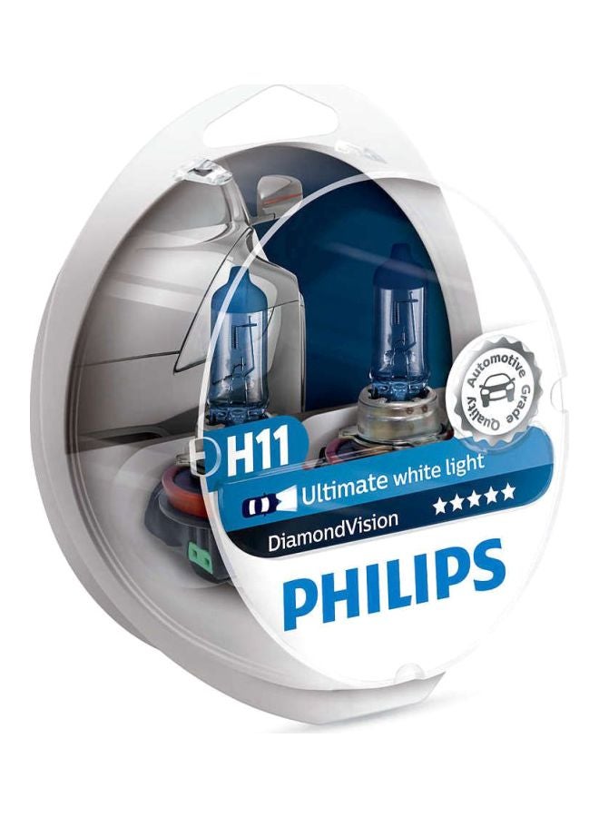 Philips 2-Piece H11 Diamond Vision Headlights - Image 3