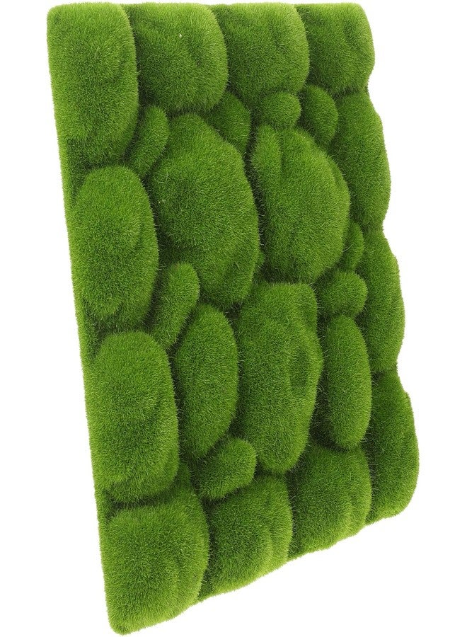 SHINEOFI Artificial Moss Sheet Wall Decor Panel Fake Moss Turf Green Foam Plant Board for DIY Indoor Hanging Decoration Living Room Office Art, 11. 8 X 11. 8 Inches - Image 1