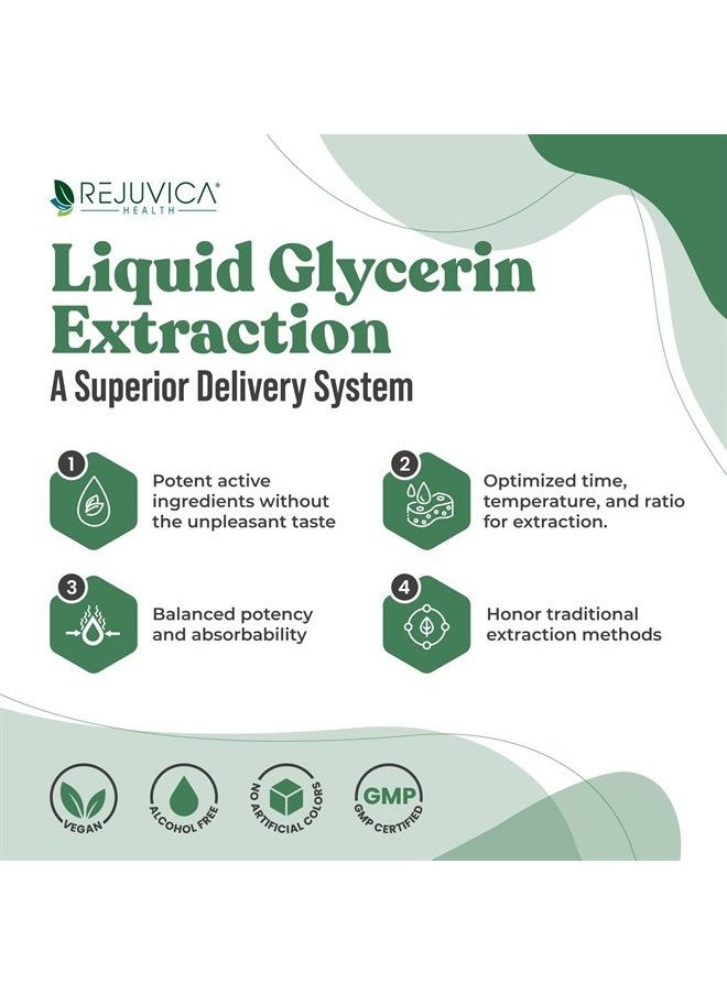 Rejuvica Health - Thyrobin - Advanced Thyroid Support Supplement - Liquid Delivery for Better Absorption - Iodine, Stinging Nettle, Kelp, Astragalus, Ashwagandha & More! - Image 1