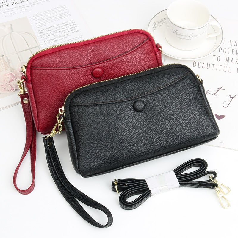 Multifunctional Solid Color PU Leather Wallet, RFID Blocking Design Portable Daily Storage Purse for Cards Cash Coin Business Use - Image 3