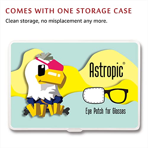 Astropic Silk Eye Patch for Adults Kids Glasses to Cover Either Eye (Medium, Black) - Image 5
