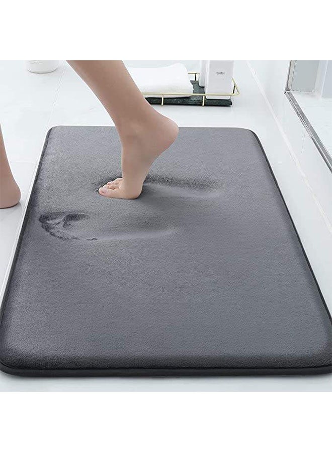 Bath Rug Mat,Washable Bath Mat,Extra Soft and Absorbent Bathroom Mats, Non Slip Washable Carpet for Floor,Machine Washable Shower Rug, Quick Drying Short Plush Floor Bath Tub Mat for Bathroom Kitchen,Toilet Rug for Tub,Bathroom Home Decor Accessories - Image 4